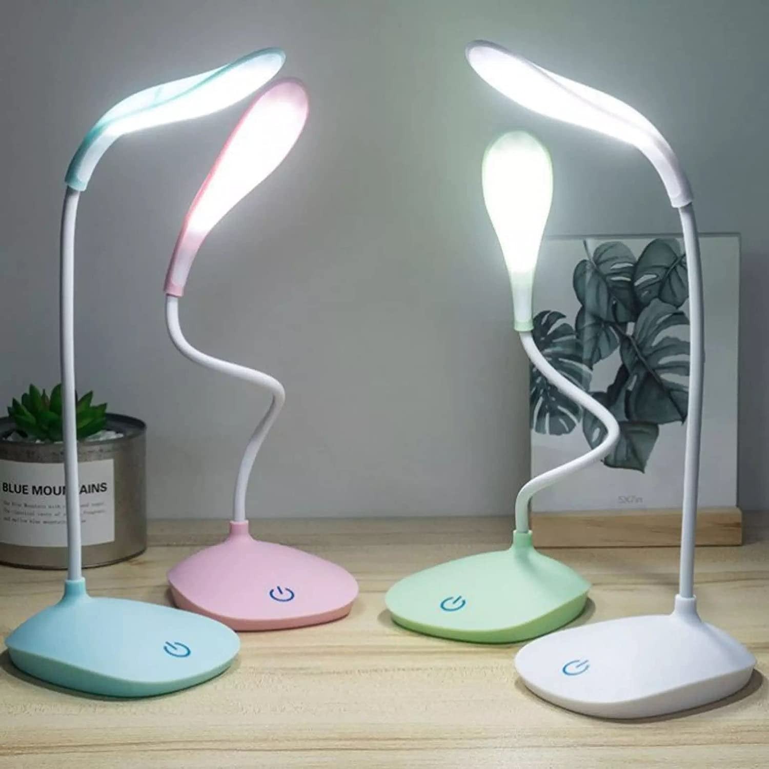 Premium Rechargeable LED Desk Lamp – Touch Sensor, Adjustable Brightness & Eye Comfort